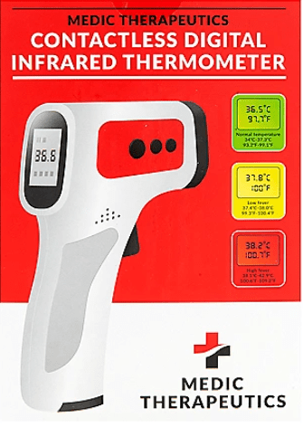 Dual Mode Contactless Digital Infrared Thermometer (FDA Approved)